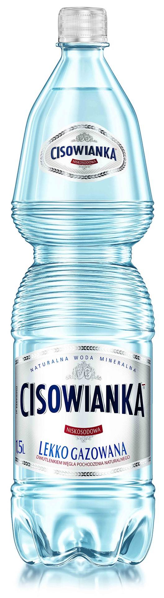 Woda mineralna Cisowianka lekko gazowana 1,5 l PET 6szt