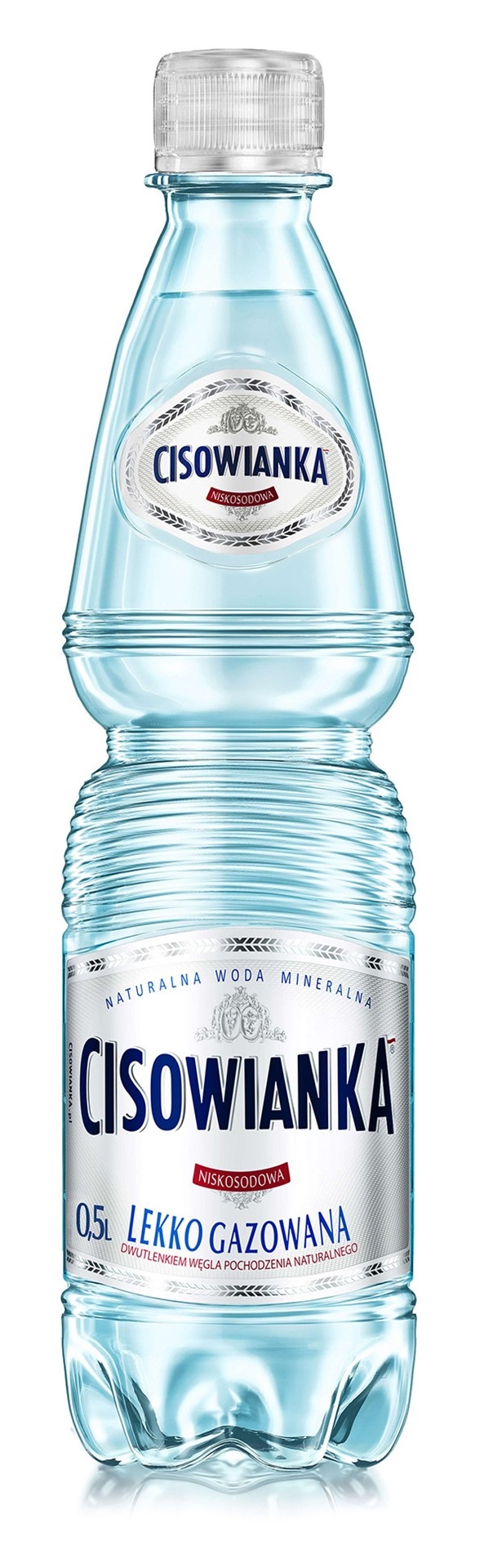 Woda mineralna Cisowianka lekko gazowana 0,5 l PET 12szt [ kaucja ]