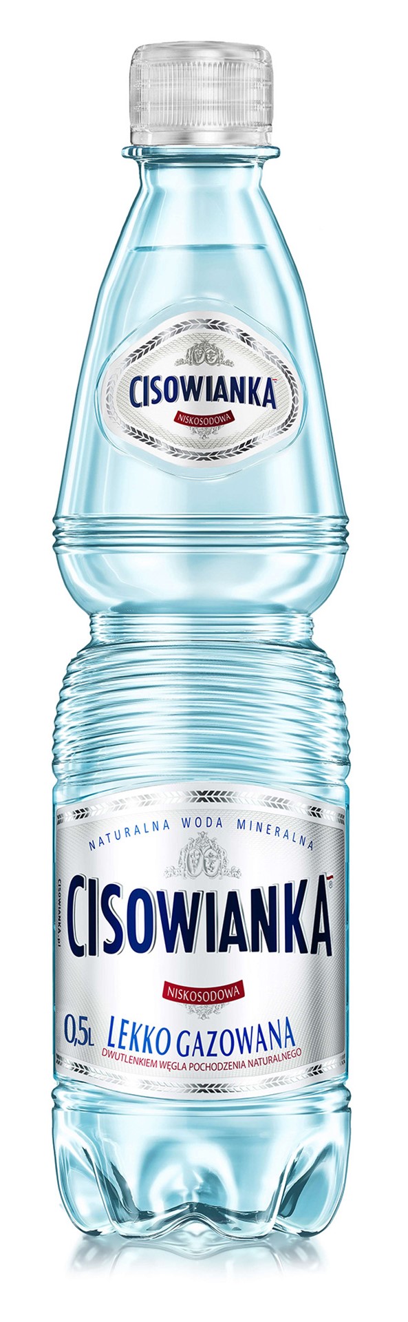 Woda mineralna Cisowianka lekko gazowana 0,5 l PET