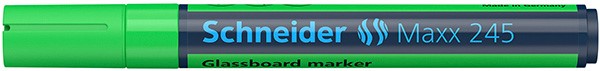 Marker do szklanych tablic SCHNEIDER Maxx 245, 2-3mm, zielony
