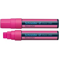 Marker kredowy SCHNEIDER Maxx 260 Deco, 5-15 mm, różowy