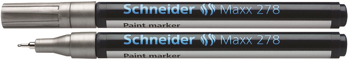 Marker olejowy SCHNEIDER Maxx 278, 0,8 mm, srebrny