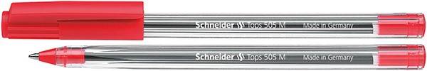 Długopis SCHNEIDER Tops 505, M, czerwony