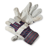 Rękawice ekon. Pop1 (HS-01-001), montażowe, wzm. skórą dwoiną bydlęcą, rozm. 10,5